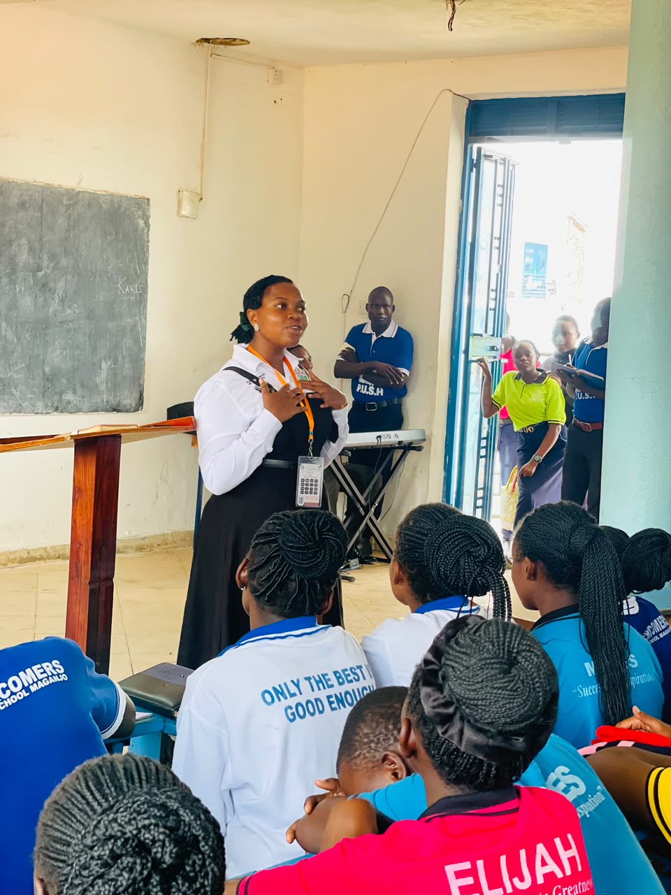 Fellowship speaker addressing students